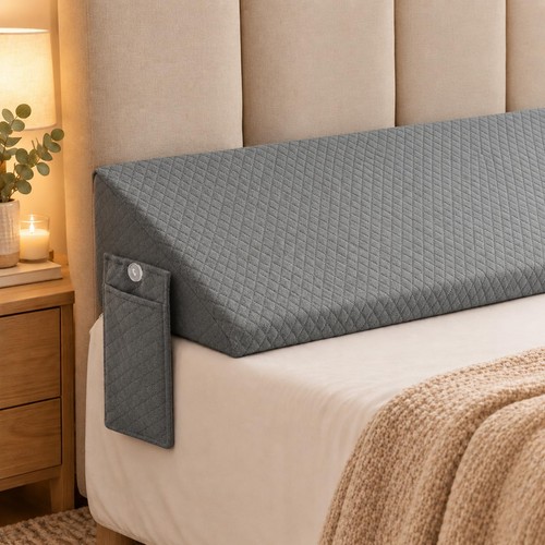 Queen bed wedge - bed, pillow