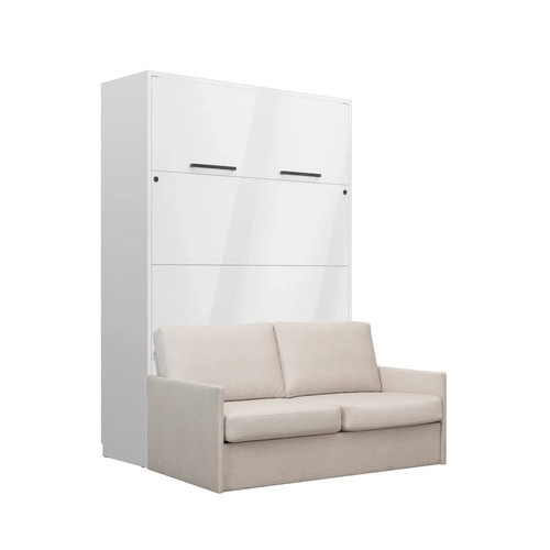 Genius murphy bed white gloss - bed,
