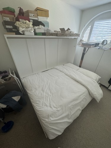 Wall bed double pull - bed, down